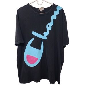 Champion Mens Black T-shirt‎ size xl